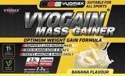 VYOGAIN® MASS GAIN POWDER 2.2KG BANANA