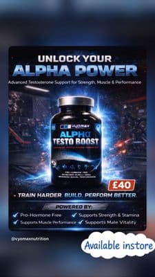 VYOMAX® ALPHA TESTO BOOST 90 CAPSULES  (PLEASE CONTACT STORE TO PAY)