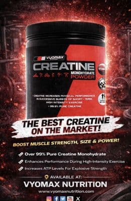 VYOMAX® CREATINE MONOHYDRATE POWDER 500G