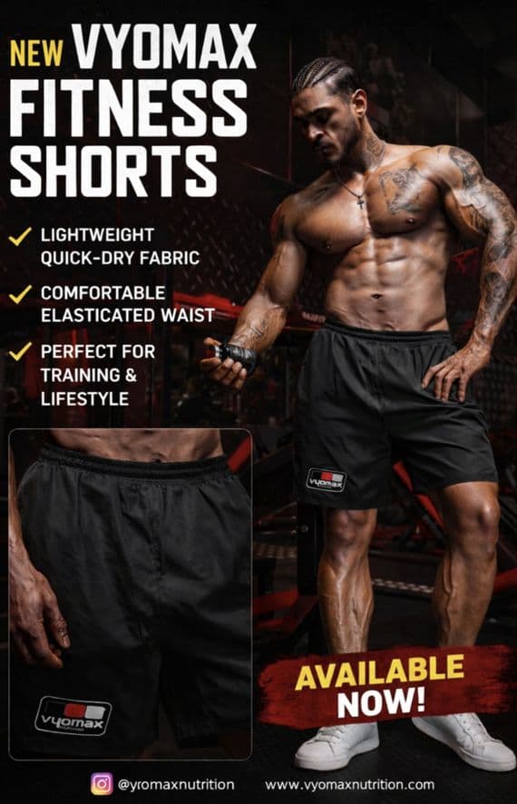 VYOMAX FITMESS GYM SHORTS