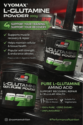 VYOMAX® L-GLUTAMINE POWDER 300g