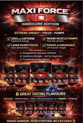 VYOMAX® MAXI FORCE® NOX HARDCORE PRE-WORKOUT 210G