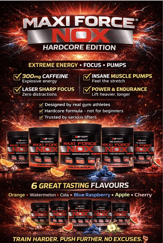 VYOMAX® MAXI FORCE® NOX HARDCORE PRE-WORKOUT 210G