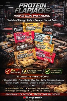 VYOMAX® PROTEIN FLAPJACKS - BOX OF 12