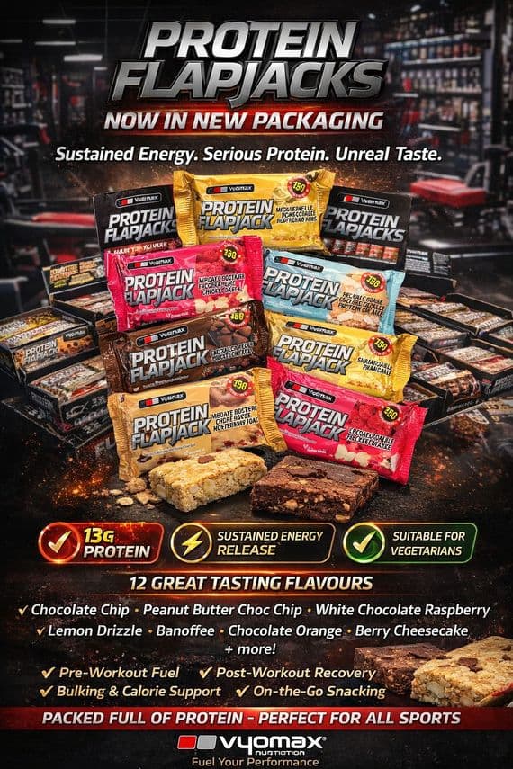 VYOMAX® PROTEIN FLAPJACKS - BOX OF 12