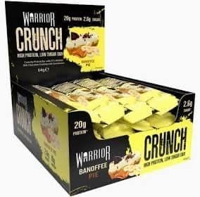 WARRIOR CRUNCH BARS 12 IN BOX