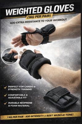 WEIGHTED GLOVES (1KG PER PAIR)