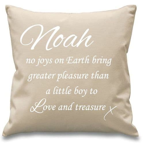 Boys No Joys On Earth - Personalised Cushion Cover