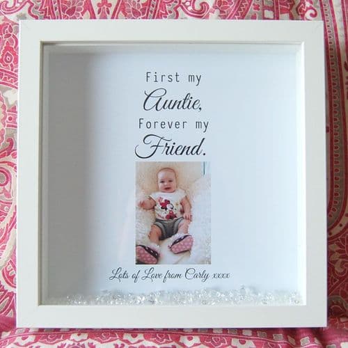 First My Auntie, Forever My Friend Framed Print