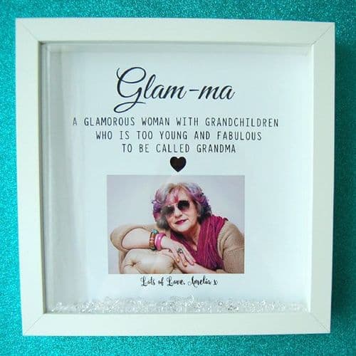 Glam ma  A glamorous woman - Framed Print
