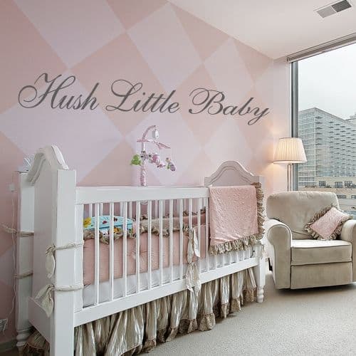 Hush Little Baby ~ Wall sticker / decals