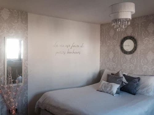 La vie est faite de petits bonheurs / Life is Full of Little Pleasures ~ Wall sticker / decals