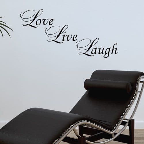 Love Live Laugh  ~ Wall sticker / decals