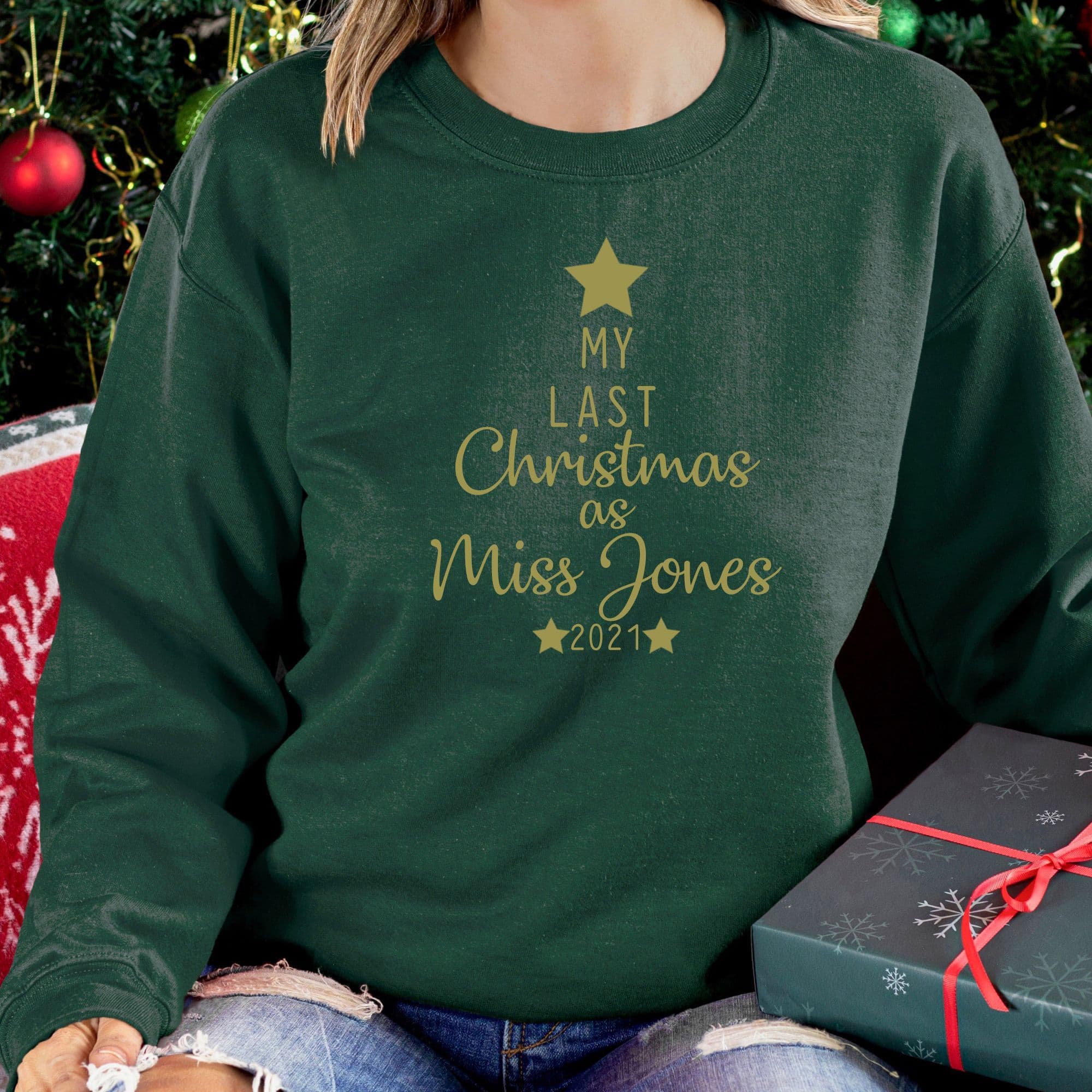 My Last Christmas as Miss Jumper Sweatshirt Sweater Gift