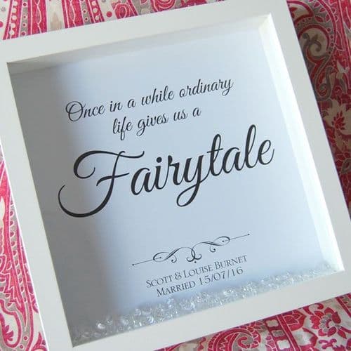 Once in a While Ordinary Life Gives us a Fairytale Framed Print