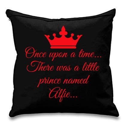 Once Upon a Time there was a Little Prince - Personalised Cushion Cover
