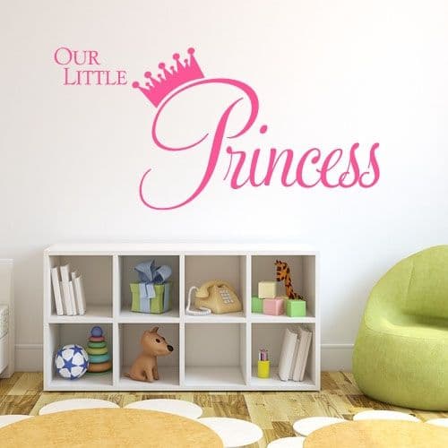 Our Little Princess Wall sticker / decals