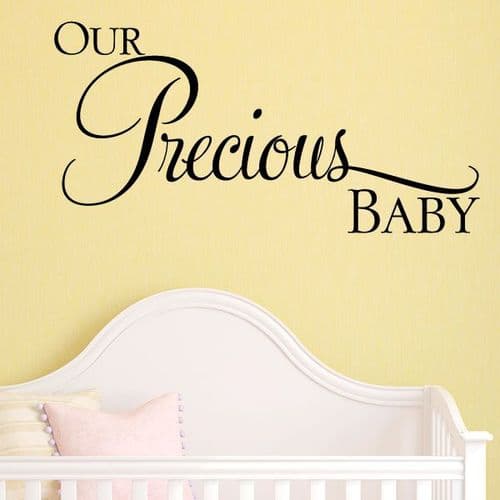Our Precious Baby ~ Wall sticker / decals