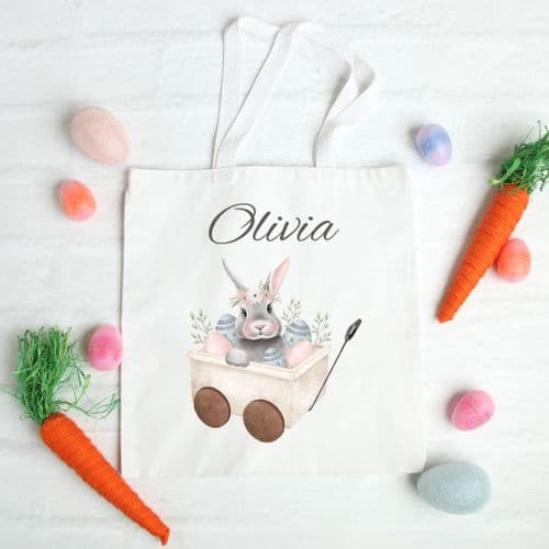 Personalised Easter Egg Hunt Tote Bag 07