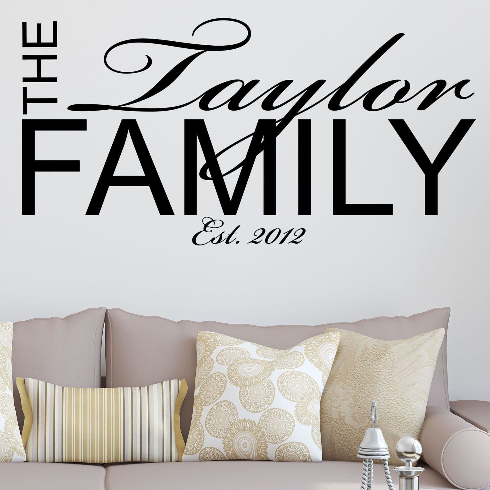 Personalised Family Wall Sticker Wall sticker / decals