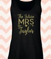 Personalised Future Mrs Hen Party T-Shirt