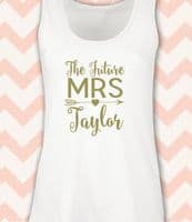 Personalised Future Mrs Hen Party T-Shirt