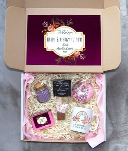 Personalised  Gift Box - Birthday Gift Set, Friend Birthday Gift Box, Gifts for Her, Self Care Box 3