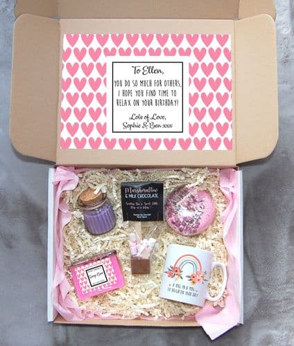 Personalised  Gift Box - Birthday Gift Set, Friend Birthday Gift Box, Gifts for Her, Self Care Box 5
