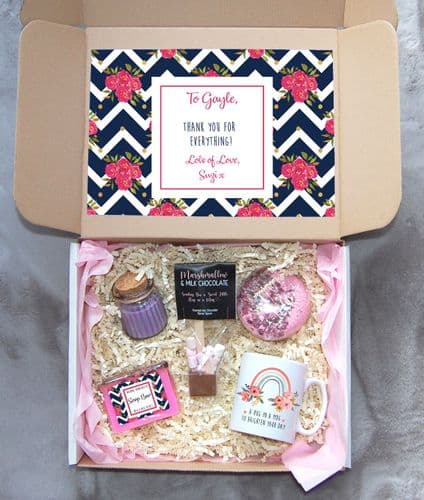 Personalised  Gift Box - Birthday Gift Set, Friend Birthday Gift Box, Gifts for Her, Self Care Box 6
