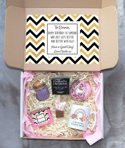 Personalised  Gift Box - Birthday Gift Set, Friend Birthday Gift Box, Gifts for Her, Self Care Box 7