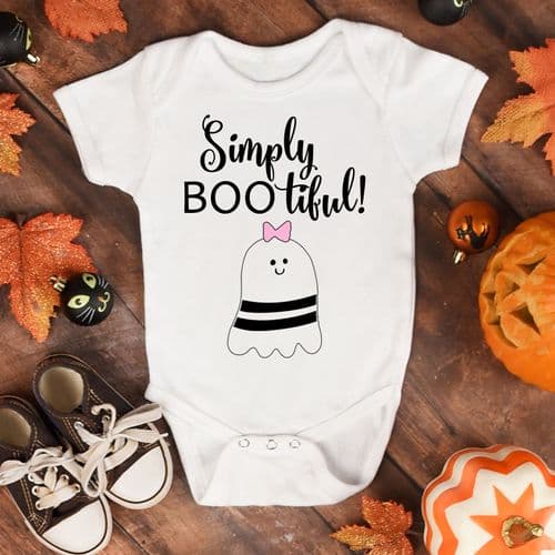 Personalised  Halloween Babygrow Costume Outfit - Simply Bootiful