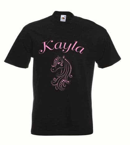 Personalised Horse Childrens T-Shirt