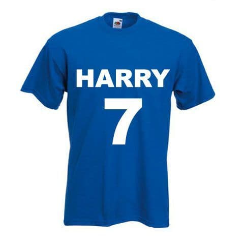 Personalised Name and Number Childrens T-Shirt