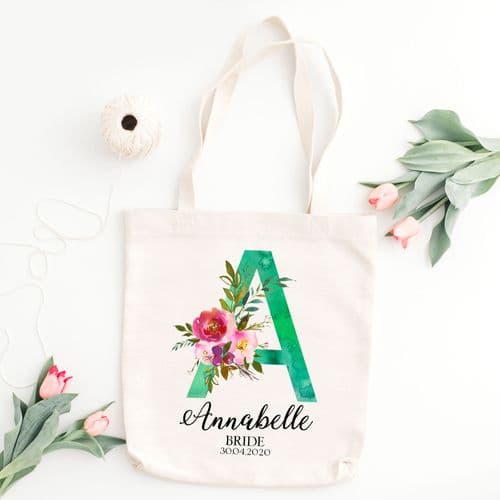 Personalised Tote Bag | Bridesmaid Gift Bag | Wedding Thank you Gift Bag | Bride Annabelle