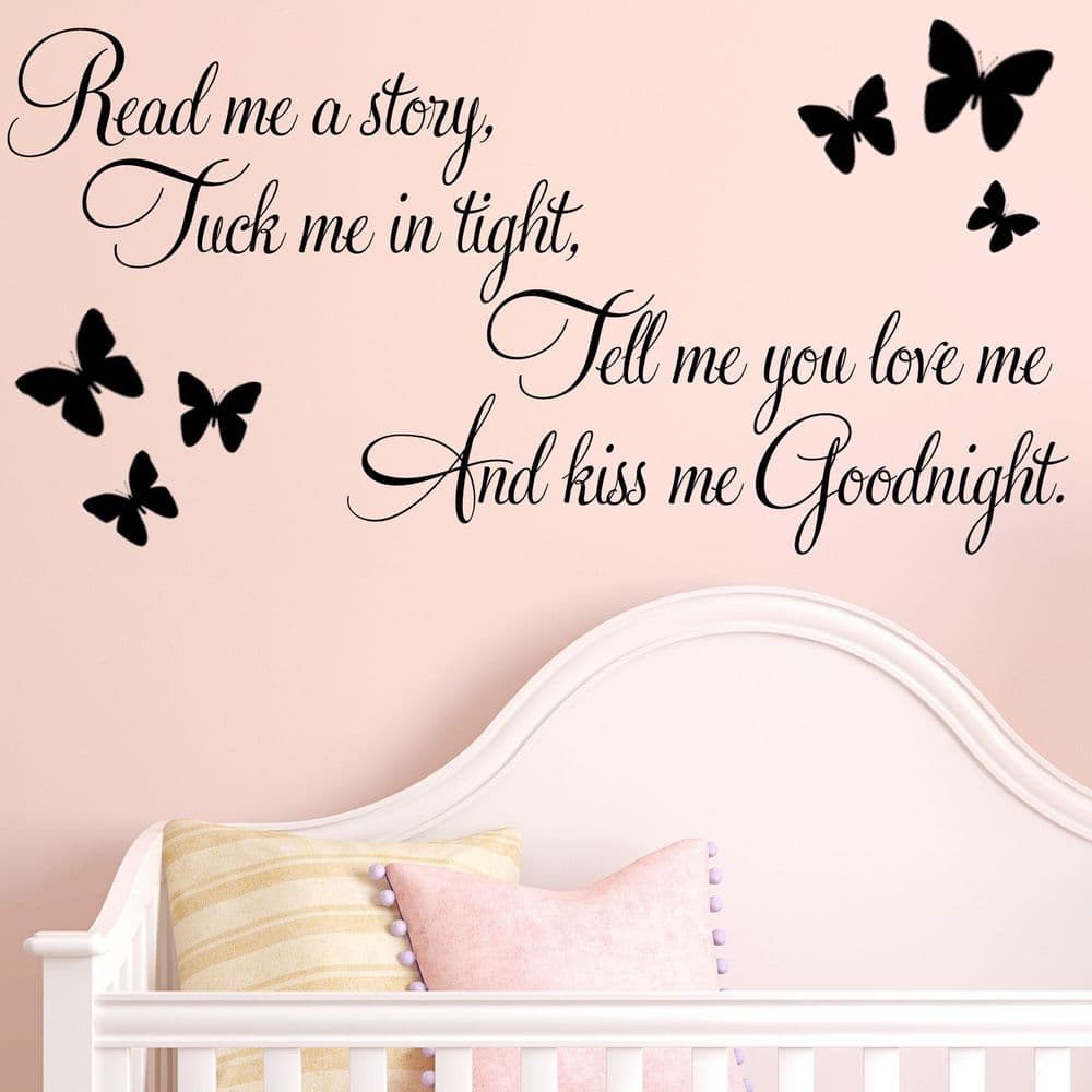 Read Me a Story Baby Nursery / Childrens Wall sticker / decals