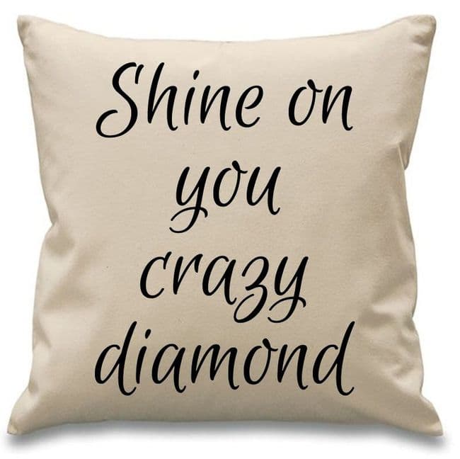 Shine on You Crazy Diamond Cushion Cover