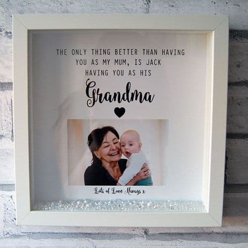 The only thing better than having you as my mum - Framed Print