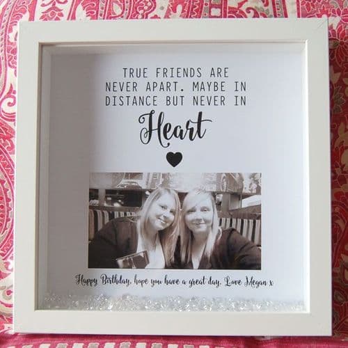 True Friends are Never Apart Framed Print