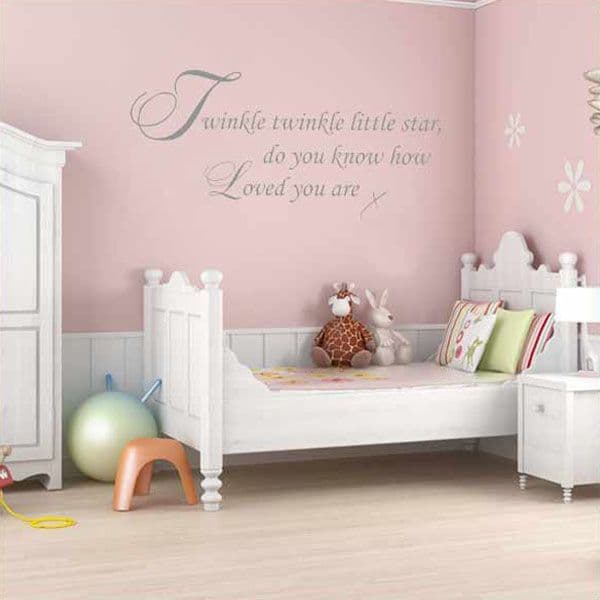 Twinkle Twinkle Little Star Wall sticker / decals