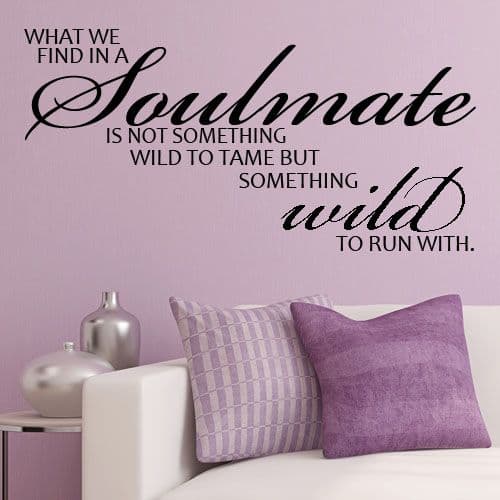 What We Find in a Soulmate~ Wall sticker / decals