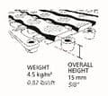 HERONWALK - Anti-Slip Interlocking Matting Tiles
