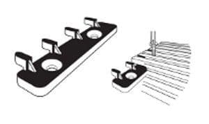 Large Floor Hooks  Matting Accessories