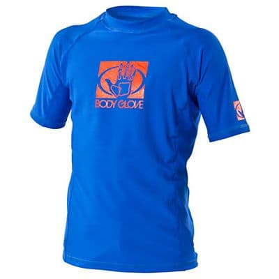 Body Glove JUNIOR basic Short Sleeve Rash Vest Royal Blue