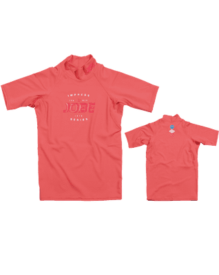 JOBE GIRLS IMPRESS RASH GUARD REBEL PINK