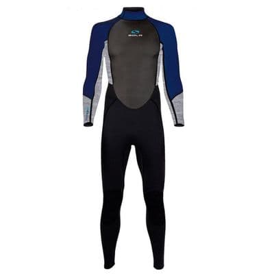 Sola Fusion 3/2mm Full Wetsuit Black/Blue/Marl