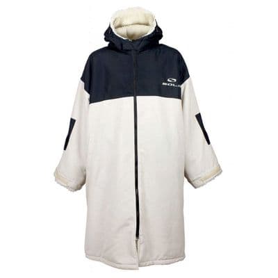 Sola Hooded Waterproof Changing Coat  SAND/BLACK