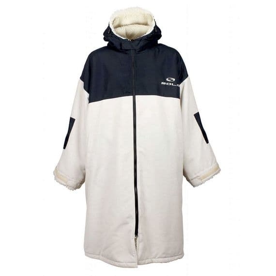 Sola Hooded Waterproof Changing Coat  SAND/BLACK