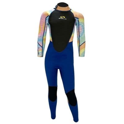 Sola Junior Storm 3/2mm Wetsuit Navy/Tiedye