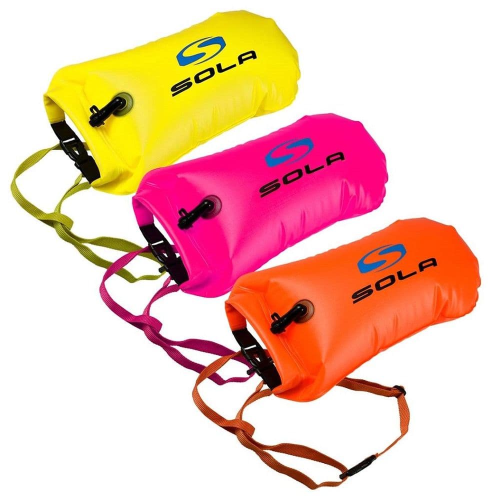 Sola Open Water Inflatable Swim Buoy/Drybag 20L