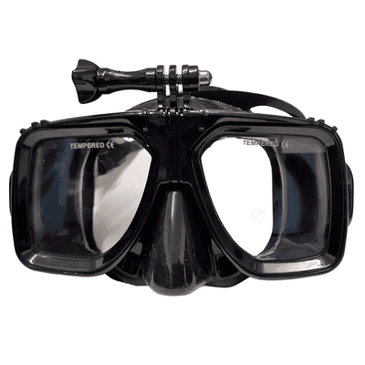 Submerge Mask with  Action Camera Mount